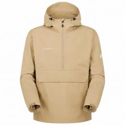 Kurtka Mammut Hiking Wb Hooded Anorak Dorośli. Brązowe kurtki outdoor męskie Mammut, m, bez wzorów, z poliamidu, bez kaptura. Za 729.99 zł.