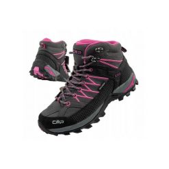 Buty damskie trekkingowe CMP Rigel wodoodporne. Czarne obuwie trekkingowe damskie CMP. Za 359.99 zł.