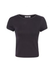 Noisy May Koszulka Kobiety Bawełna (100%) czarny, M. Czarne t-shirty damskie Noisy may, m, bez wzorów, z bawełny, bez kołnierzyka. Za 109.95 zł.