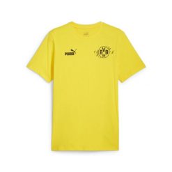 Męska koszulka ftblCULTURE Borussia Dortmund PUMA Faster Yellow Black. Czarne t-shirty sportowe męskie Puma, m, z dżerseju, bez ramiączek, do piłki nożnej. Za 87.80 zł.