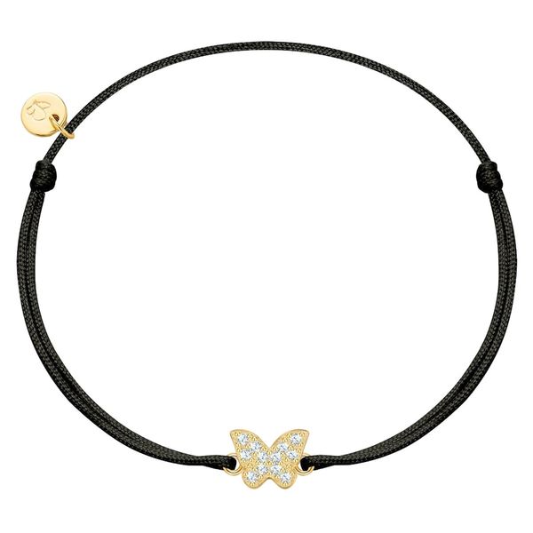 Glanzstücke München Bransoletka Motyl z Srebra Sterling w zlocie zóltym z Cyrkonia Bransoletki 1 ct Damski. Żółte bransoletki damskie Glanzstücke München, pozłacane. Za 169.99 zł.