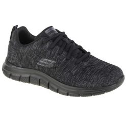Buty do chodzenia męskie Skechers Track Front Runner. Czarne obuwie do biegania damskie Skechers. Za 229.99 zł.