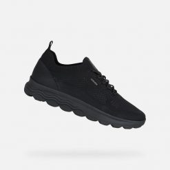 Buty GEOX U SPHERICA Czarny. Czarne buty fitness męskie Geox, do biegania. Za 457.80 zł.