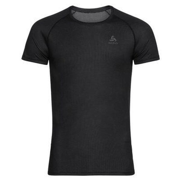 T-shirt Odlo Active F-Dry Light ECO MC. Czarne t-shirty męskie Odlo, m, bez wzorów, bez kołnierzyka. Za 143.89 zł.