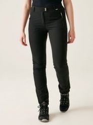 Regatta Spodnie funkcyjne "Mountain" w kolorze czarnym rozmiar: 42. Czarne spodnie dresowe damskie Regatta, bez wzorów, z materiału. Za 156.98 zł.