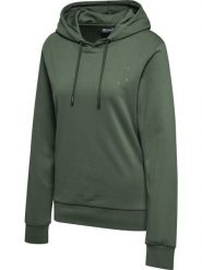 Bluza damska z kapturem Hummel Active Co. Zielone bluzy z kapturem damskie HUMMEL, na wiosnę, m, z bawełny. Za 302.50 zł.