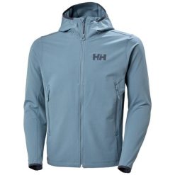 Kurtka turystyczna Helly Hansen Cascade Shield. Czarne kurtki męskie Helly Hansen, bez wzorów, sportowe, bez kaptura. Za 718.00 zł.