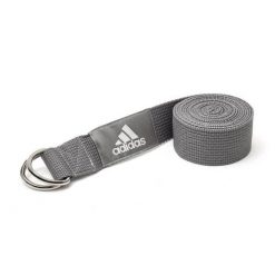 Pasek do Jogi Adidas 2,5 m szary. Szare paski damskie Adidas, bez wzorów, sportowe. Za 80.00 zł.