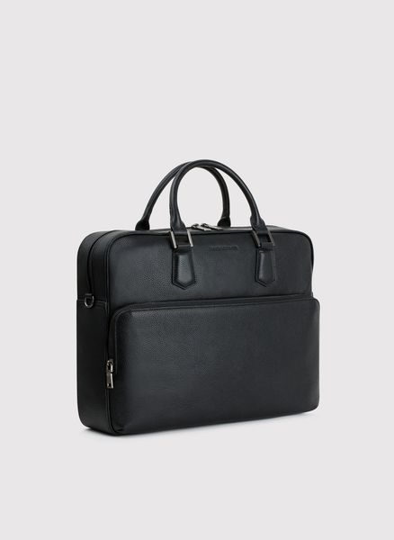 PAKO LORENTE - Czarna skórzana aktówka męska. Czarne torby na laptopa damskie Pako Lorente, z poliesteru. Za 349.99 zł.