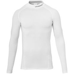 Koszulka kompresyjna Uhlsport Distinction Pro Baselayer. Białe bielizna termoaktywna męska UHLSPORT, l, z elastanu, bez ramiączek, do piłki nożnej. Za 167.85 zł.