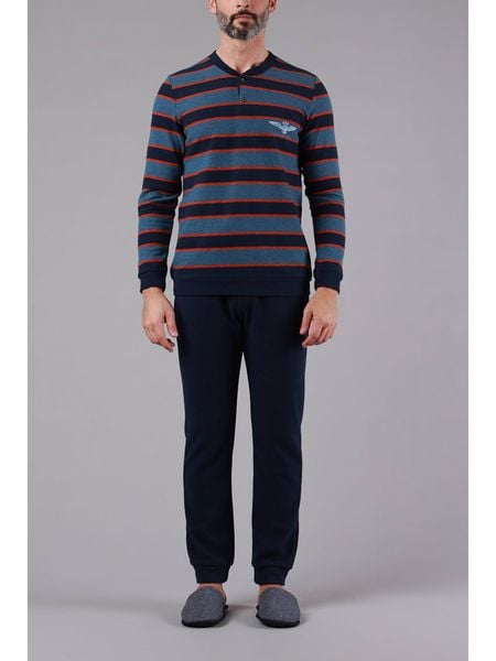 Maryplaid Piżama w kolorze granatowo-niebieskim rozmiar: M. Niebieskie piżamy męskie maryplaid, m, bez wzorów, bez ramiączek. Za 130.99 zł.