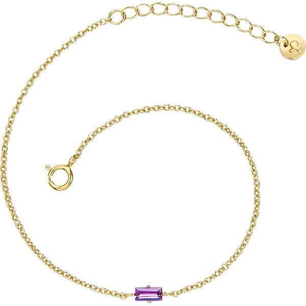 Glanzstücke München Srebrna bransoleta srebro wysokiej próby Cyrkonia różowe złoto Bransoletki 1 ct Damski. Czerwone bransoletki damskie Glanzstücke München, pozłacane. Za 119.99 zł.