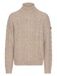 Camel Active Sweter w kolorze beżowym rozmiar: 3XL. Brązowe swetry męskie Camel Active, xl, bez wzorów, ze splotem, bez kołnierzyka. Za 218.05 zł.