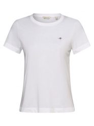 Gant T-shirt Kobiety Bawełna biały, S. Białe t-shirty damskie Gant, s, bez wzorów, z bawełny, bez kołnierzyka. Za 229.95 zł.
