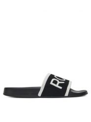Roxy Klapki ARJL101127 Czarny. Czarne klapki damskie Roxy, bez wzorów, z materiału, bez obcasa. Za 119.99 zł.