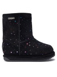 EMU Australia Śniegowce Sparkle Brumby K13100 Czarny. Czarne kozaki dziewczęce Emu Australia, bez wzorów, ze skóry, bez obcasa. Za 479.99 zł.