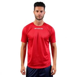 Męska Koszulka Piłkarska One U. Żółte t-shirty sportowe męskie Givova, m, z materiału, bez ramiączek, do piłki nożnej. Za 67.99 zł.