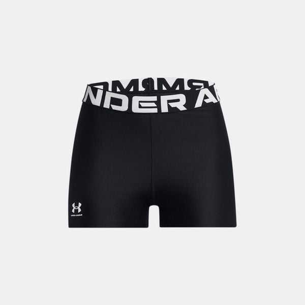 Krótkie legginsy treningowe damskie UNDER ARMOUR szybkoschnące kolarki. Czarne legginsy damskie Under Armour, xl, bez wzorów, z elastanu. Za 79.99 zł.