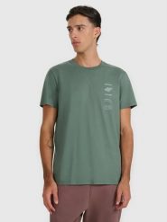 T-SHIRT MĘSKI 4F KOSZULKA APRES SKI BAWEŁNIANA TTSHM2402. Białe t-shirty sportowe męskie 4f, m, z bawełny, bez ramiączek, na fitness i siłownię. Za 182.98 zł.