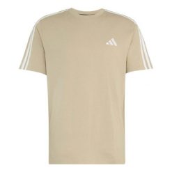 T-Shirt Adidas Sport M 3S Sj Lc T Dorośli. Brązowe t-shirty męskie Adidas, m, bez wzorów, z dzianiny, bez kołnierzyka. Za 200.99 zł.