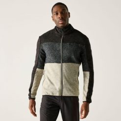 Męska bluza polarowa Elram Color Blocked z zamkiem błyskawicznym. Brązowe bluzy bez kaptura męskie Regatta, m, z dzianiny. W wyprzedaży za 229.99 zł.