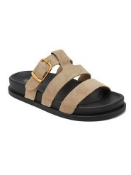 Sixth Sens Klapki w kolorze beżowym rozmiar: 40. Brązowe klapki damskie Sixth Sens, bez wzorów, bez obcasa. Za 113.90 zł.