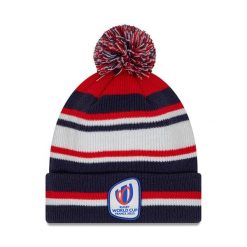 Czapka Mistrzostwa Świata w Rugby 2023 w paski. Białe czapki zimowe damskie New Era. Za 157.00 zł.