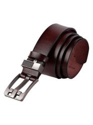 The Time of Bocha Skórzany pasek w kolorze brązowym rozmiar: 110. Brązowe paski męskie The Time of Bocha, bez wzorów, z materiału. Za 126.99 zł.