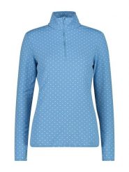 CMP Koszulka funkcyjna w kolorze błękitno-białym rozmiar: 38. Niebieskie bluzki sportowe damskie CMP, bez kołnierzyka, bez ramiączek. Za 104.89 zł.