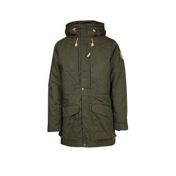 Kurtka ocieplana męska Fjallraven Singi Wool Padded Parka. Zielone kurtki męskie Fjällräven, m, bez wzorów, sportowe, bez kaptura. Za 2,057.99 zł.