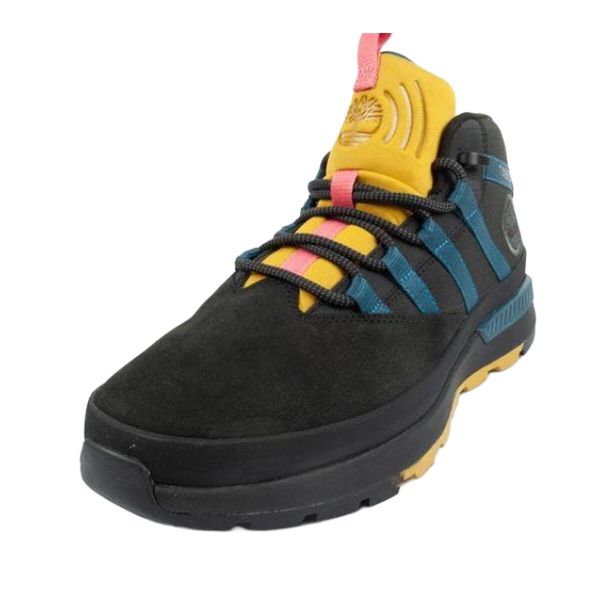 Męskie Skórzane Buty Turystyczne Euro Sprint. Czarne buty trekkingowe męskie Timberland, z materiału, bez zapięcia, do biegania. Za 675.99 zł.