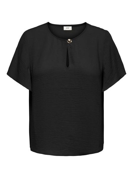 JDY Bluzka "Divya" w kolorze czarnym rozmiar: XXL. Czarne bluzki damskie JDY, xxl, bez wzorów, bez kołnierzyka, bez ramiączek. Za 77.95 zł.