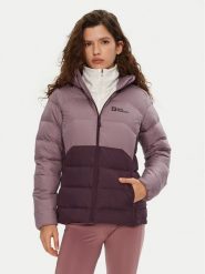 Jack Wolfskin Kurtka puchowa Ather Down A60330 Fioletowy Regular Fit. Fioletowe kurtki damskie Jack Wolfskin, xs, bez wzorów, z puchu, bez kaptura. Za 809.99 zł.