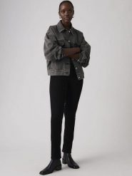 Levi's Dżinsy "712" - Slim fit - w kolorze czarnym rozmiar: W26/L30. Czarne jeansy damskie Levi's. Za 184.95 zł.