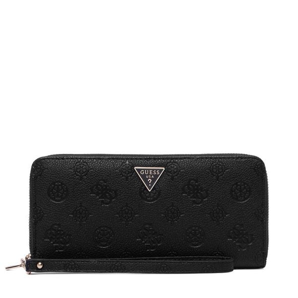 Portfel Guess. Czarne portfele damskie Guess, z aplikacjami. Za 294.99 zł.
