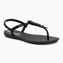 Sandały damskie Ipanema Class Charmi. Czarne sandały damskie Ipanema, bez wzorów, z materiału, bez obcasa. Za 119.99 zł.