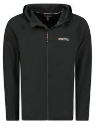 Geographical Norway Kurtka polarowa "Tugood" w kolorze czarnym rozmiar: 3XL. Czarne kurtki męskie Geographical Norway, xl, bez wzorów, z polaru, bez kaptura. Za 70.45 zł.