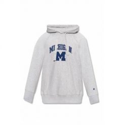 Bluza sportowa damska Champion 115110EM004LOXGM. Szare bluzy sportowe damskie CHAMPION, xs, bez wzorów, bez ramiączek, z kapturem. Za 719.00 zł.