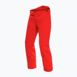 Spodnie narciarskie męskie Dainese Dermizax Ev. Czerwone spodnie materiałowe męskie Dainese, bez wzorów, sportowe. Za 909.99 zł.