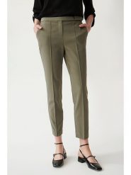 TATUUM Spodnie w kolorze khaki rozmiar: 38. Brązowe spodnie materiałowe damskie Tatuum, bez wzorów, z materiału. Za 186.95 zł.