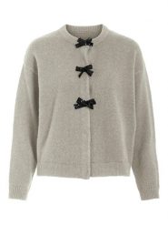 Vila Kardigan "Vibrianna" w kolorze szarym rozmiar: L. Szare kardigany damskie Vila, l, bez wzorów. Za 143.90 zł.