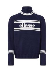 Ellesse Sweter z haftem - Pellini Mężczyźni niebieski|biały, M. Białe swetry męskie Ellesse, m, bez wzorów, z dzianiny, bez kołnierzyka. Za 279.95 zł.