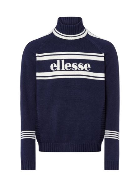 Ellesse Sweter z haftem - Pellini Mężczyźni niebieski|biały, M. Białe swetry męskie Ellesse, m, bez wzorów, z dzianiny, bez kołnierzyka. Za 279.95 zł.