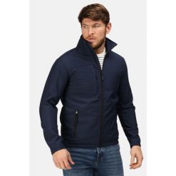 Softshell roboczy męski Octagon. Niebieskie kurtki softshell damskie Regatta, m, bez wzorów, z softshellu, bez kaptura. W wyprzedaży za 219.99 zł.