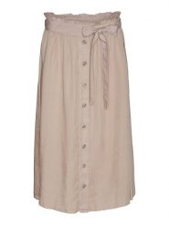 Vero Moda Spódnica w kolorze beżowym rozmiar: M. Brązowe spódniczki damskie Vero Moda, m, bez wzorów, z lyocellu, midi. Za 83.81 zł.