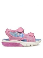 Geox Sandały J Ciberdron G J55MWA 0ASKN CE8E4 D Różowy. Czerwone sandały dziewczęce Geox, z materiału, bez zapięcia. Za 299.99 zł.