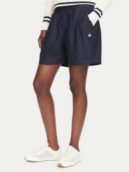 Beverly Hills Polo Club Szorty materiałowe P-SS26W-B576580-VF Granatowy Regular Fit. Niebieskie szorty damskie Beverly Hills Polo Club, bez wzorów, z bawełny. Za 177.99 zł.