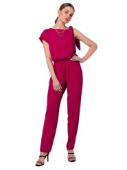 Stylove Kombinezon w kolorze różowym rozmiar: M. Różowe kombinezony damskie Stylove, m, bez wzorów, bez kołnierzyka, bez ramiączek. Za 237.17 zł.