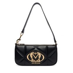 Torebka LOVE MOSCHINO. Czarne torebki klasyczne damskie Love Moschino, bez wzorów, bez dodatków. Za 839.99 zł.