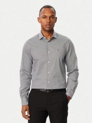 Tommy Hilfiger Koszula Gingham MW0MW42931 Granatowy Regular Fit. Niebieskie koszule męskie Tommy Hilfiger, m, bez wzorów, z bawełny, bez kołnierzyka, bez ramiączek. Za 296.99 zł.